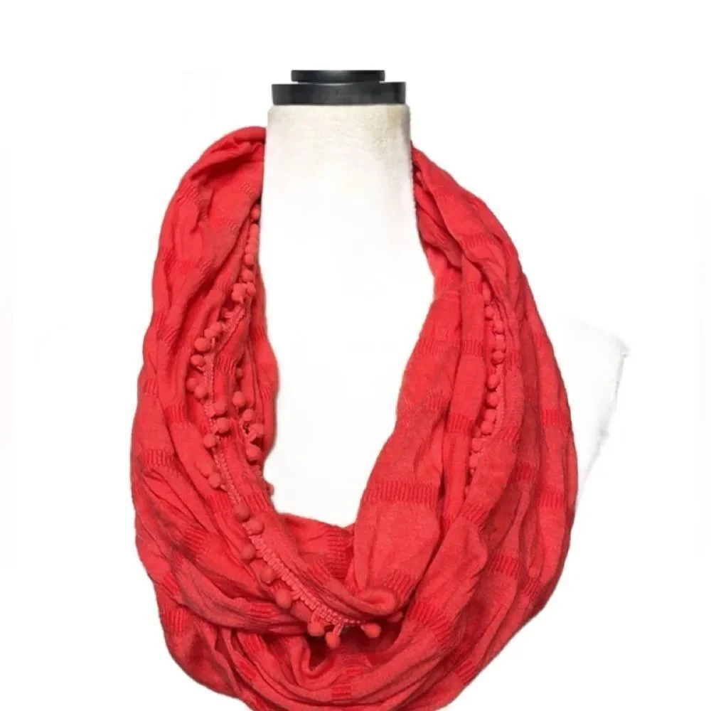J. Crew Coral Colored Women's Infinity Scarf (One Size)